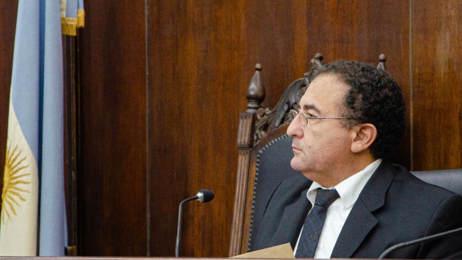 Luis Surget, el juez del debate. El mes próximo se conocerá la pena que le dicta al autor de este homicidio. FOTO: NACHO CORREA
