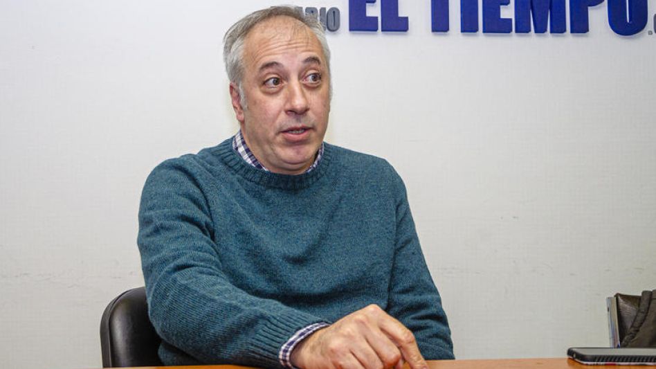 Leandro Ferraro, presidente del Consejo Escolar de Azul.  NACHO CORREA