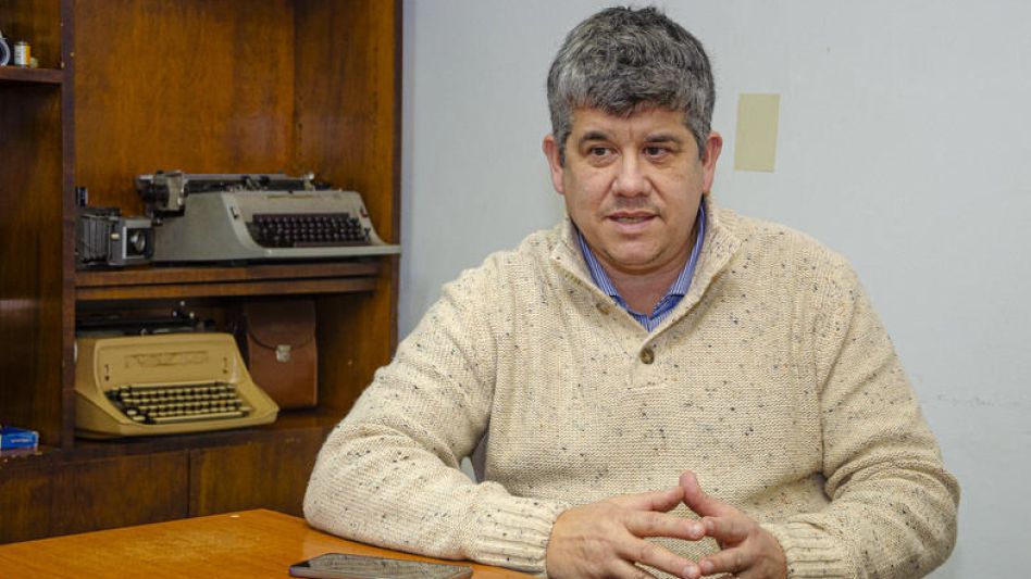 Román Ros, regente del Centro de Formación Laboral N° 401 y coordinador de la Mesa COPRET de Azul. NACHO CORREA