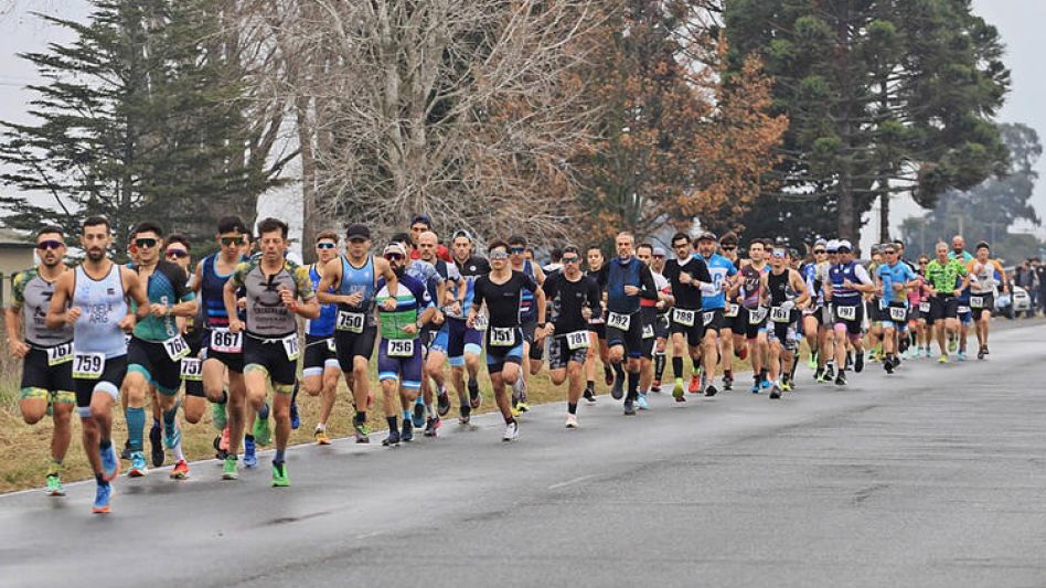 En Azul se estará desarrollando, el próximo 14 de julio. la tercera fecha del campeonato de Duatlón de la Fe.Bo.Tria. ARCHIVO.