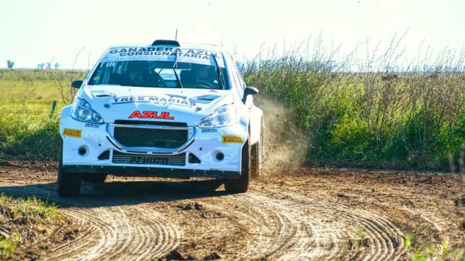 La dupla compuesta por Enrique Adrogué y Marcelo Quattrocchio (Peugeot 208 MR) ganaron la 10a edición del Rally de Ayacucho. Foto: archivo gentileza Rally Mar y Sierras.
