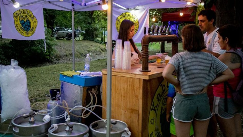 Las últimas ediciones del Encuentro Cervecero de Azul se realizaron en un sector del Parque Municipal.   ARCHIVO/EL TIEMPO