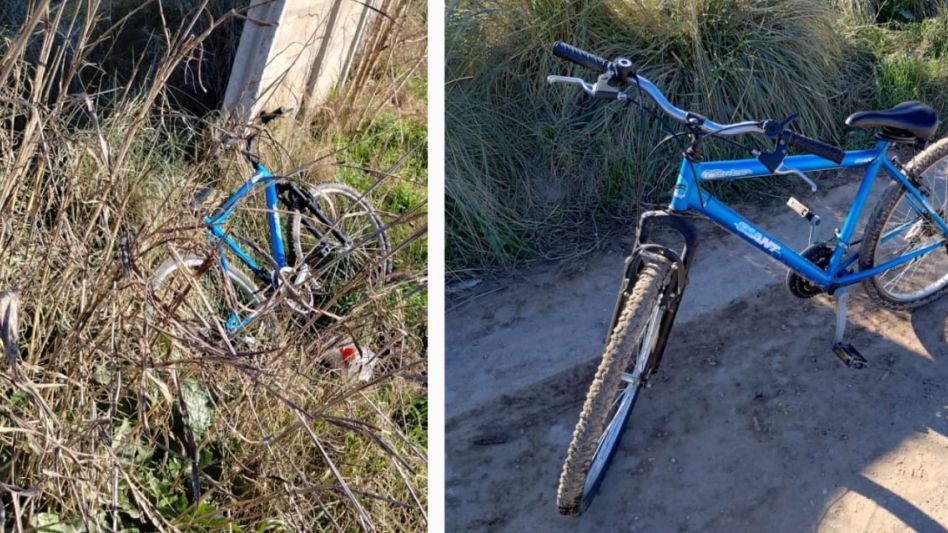 En Villa Piazza Sur hallaron una bicicleta y ahora buscan a su propietario. FOTOS: CPA/PBA