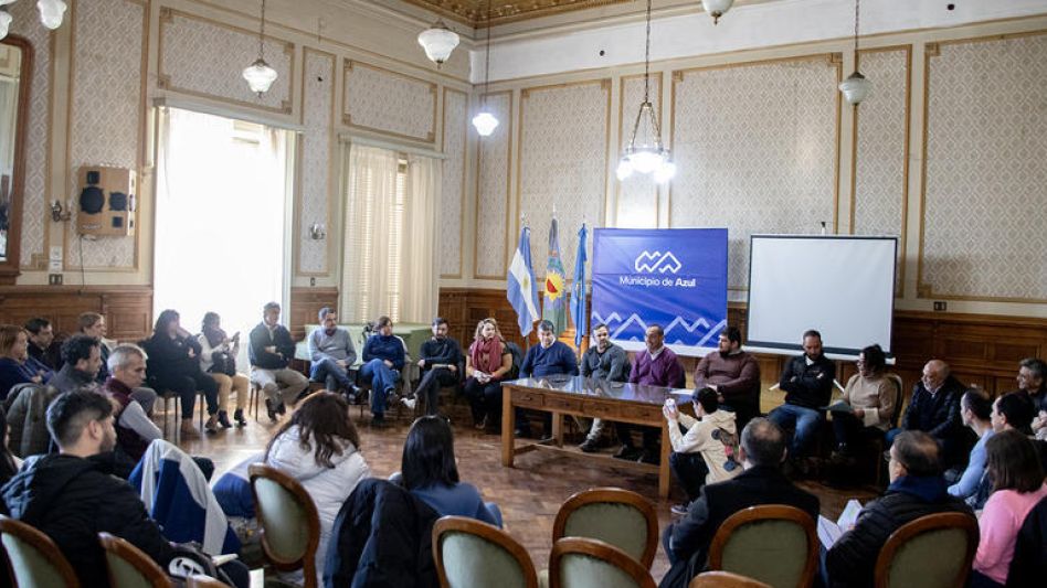 La primera reunión anual de la Mesa local del Consejo Provincial de Educación y Trabajo se realizó en el Salón Cultural.  PRENSA MUNICIPAL