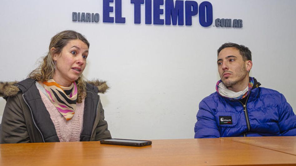 María Alejandra Cruz y Matías Azimonti dialogaron con EL TIEMPO.  NACHO CORREA 