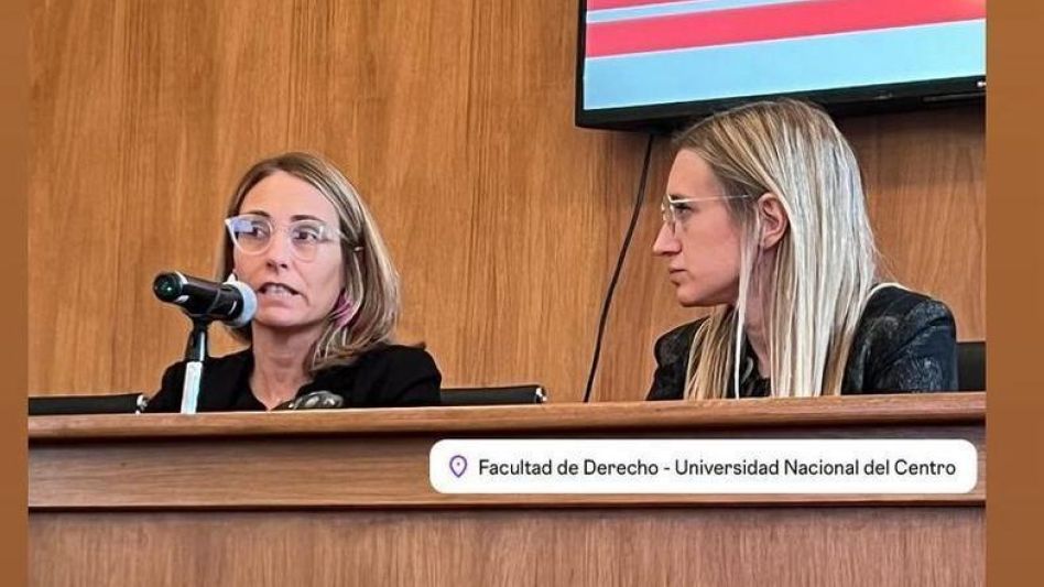 Las abogadas Guillermina Zabalza y María Victoria Schiro.