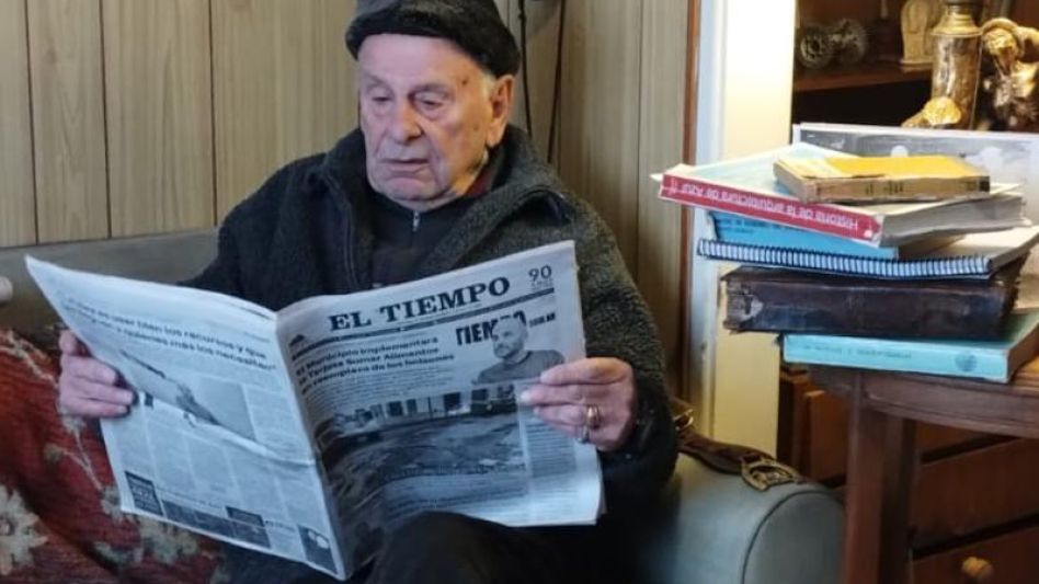 El profesor Omar Daher y EL TIEMPO.
