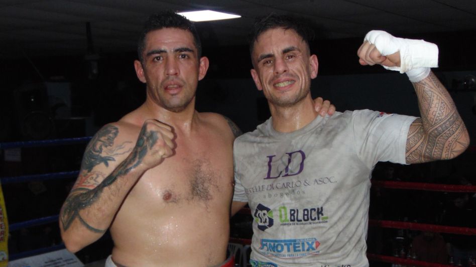 Orellana (izquierda) y Andreasen (derecha), Foto: gentileza Facebook Gustavo Alejandro Burgardt