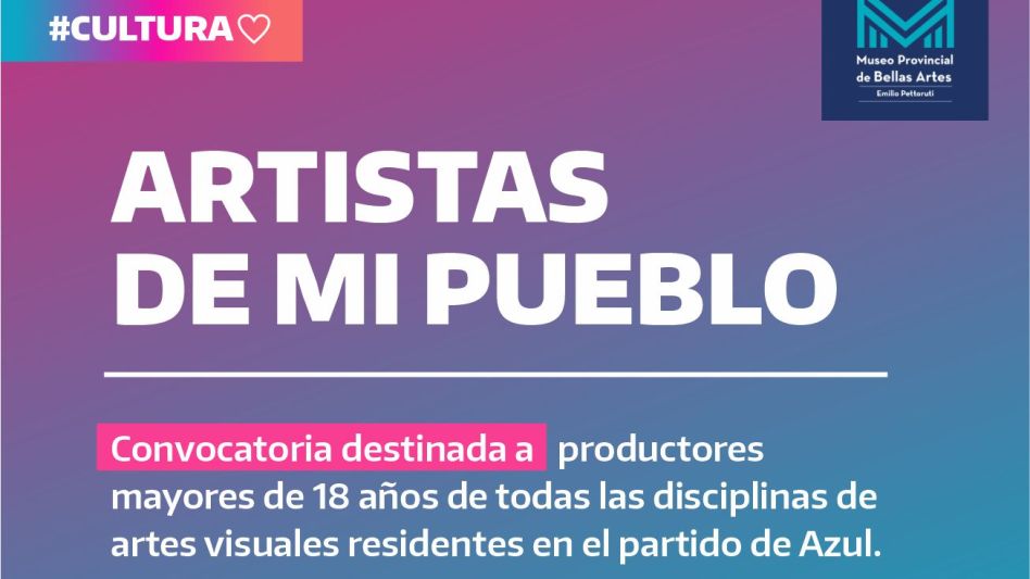 Continúa la convocatoria  para "Artistas de mi pueblo"   