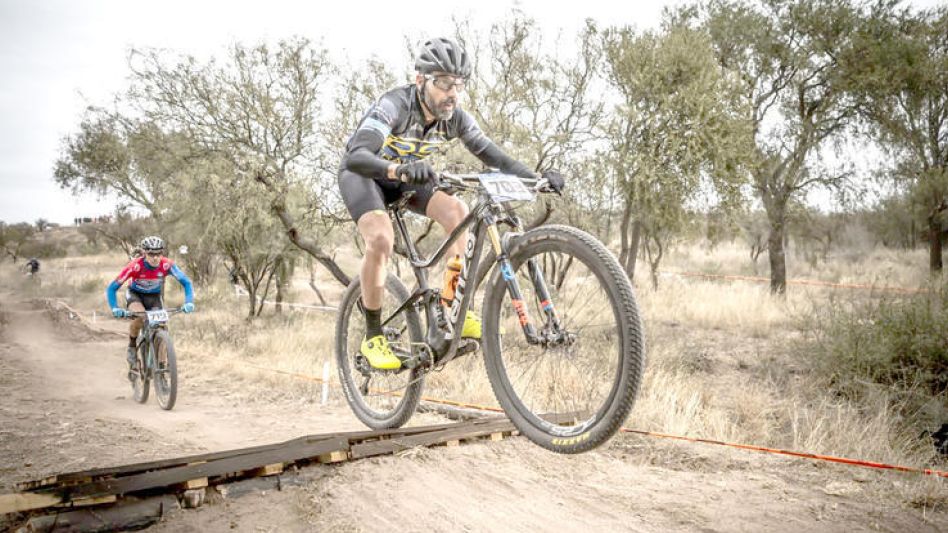 Ramiro Sottile terminó quinto en el Campeonato Argentino de XCO que se celebró, el sábado, en la ciudad de Terrazas del Portezuelo, de San Luis. GENTILEZA RAMIRO SOTTILE.