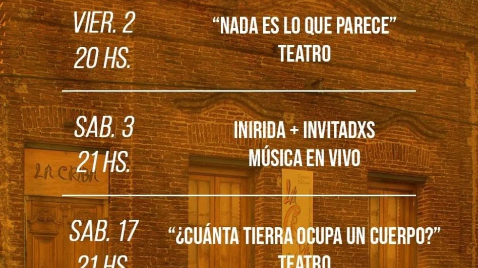 La agenda cultural para este fin de semana 