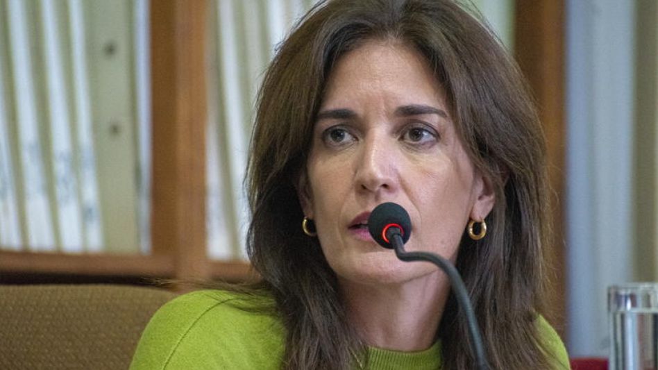  La concejal de la UCR, Pilar Álvarez, durante una de las sesiones ordinarias que se realizaron este año en el Concejo Deliberante de Azul.    ARCHIVO/NACHO CORREA