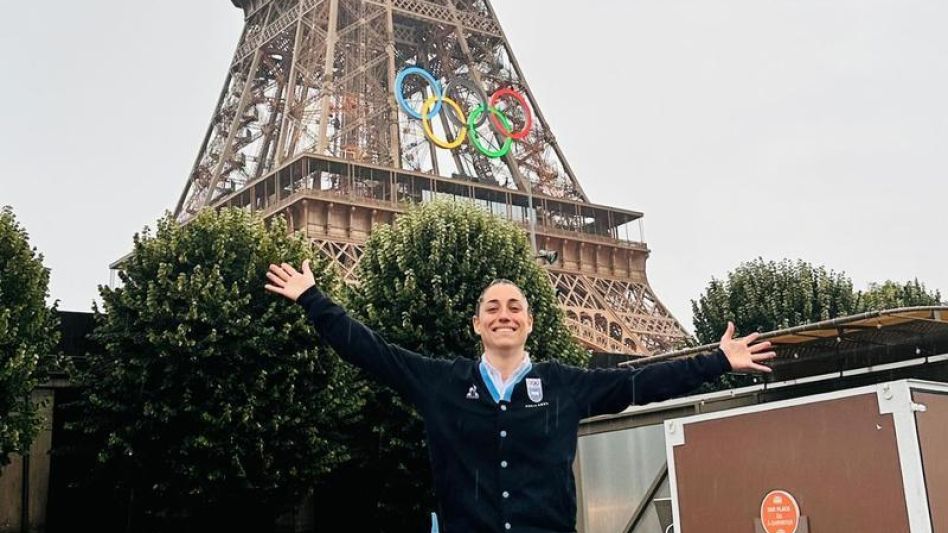  Clara Barberi, azuleña que volvió a celebrar con Las Leonas 