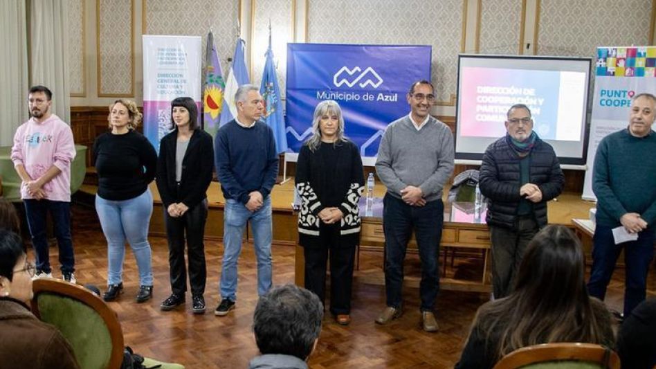 El miércoles pasado se inauguró en Azul el primer Punto Cooperar de la provincia de Buenos Aires. PRENSA MUNICIPAL