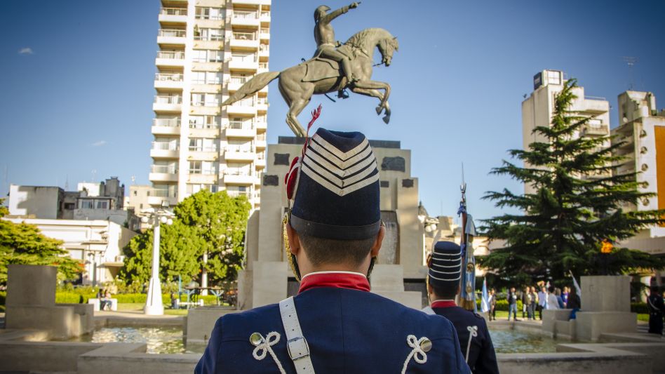 El sábado se llevará a cabo en Azul un acto por el Aniversario del fallecimiento del general José de San Martín. ARCHIVO/EL TIEMPO/NACHO CORREA