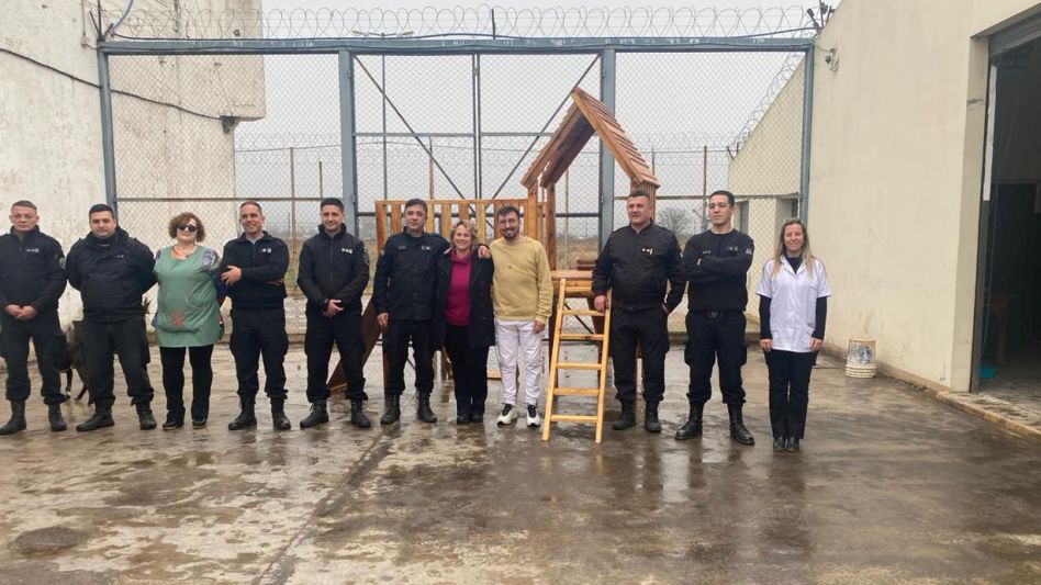  En la cárcel de Azul construyeron un mangrullo para el Jardín Maternal Municipal