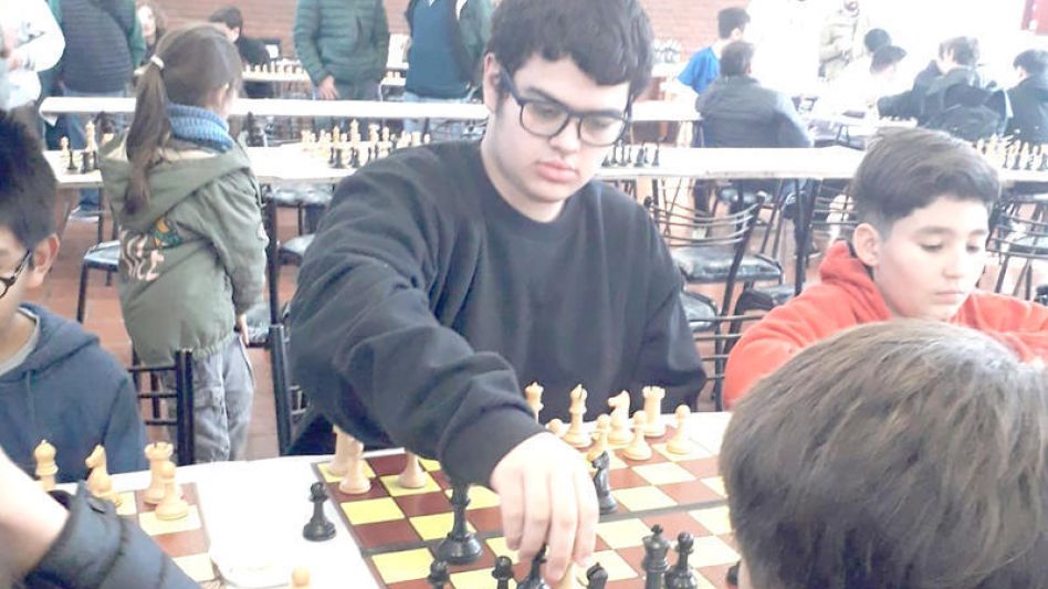 Nicolás Gorga terminó segundo en la categoría Sub 14. 