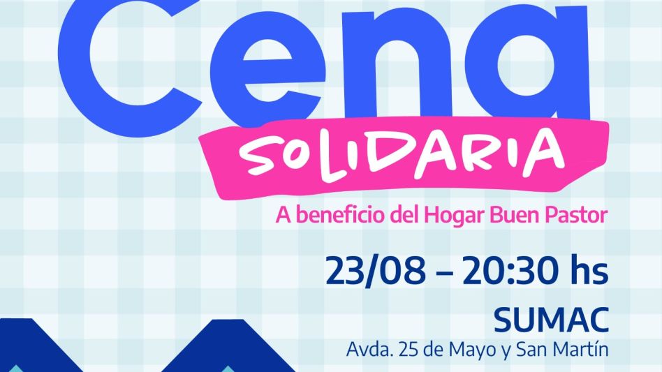 Cena solidaria a beneficio del Hogar Buen Pastor
