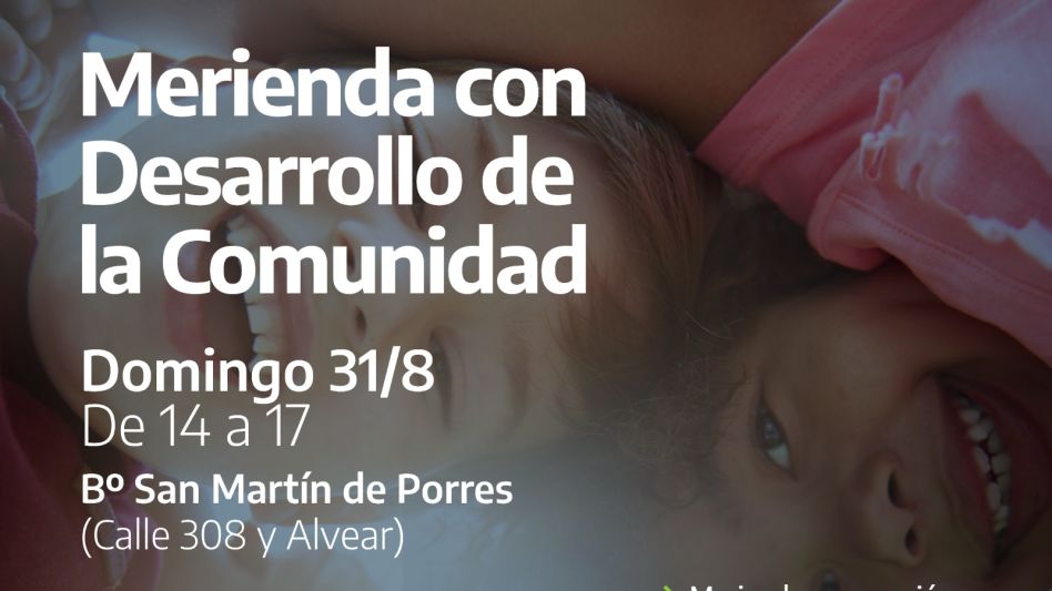 Merienda con Desarrollo de la Comunidad
