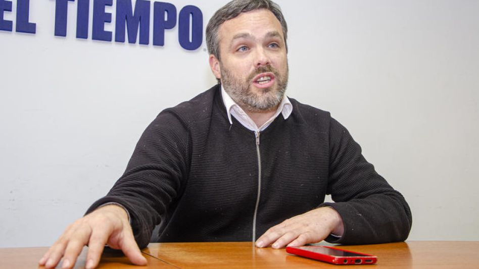 Ignacio Pallia, secretario de Gobierno de la Municipalidad de Azul, dialogó con EL TIEMPO. FOTOS NACHO CORREA