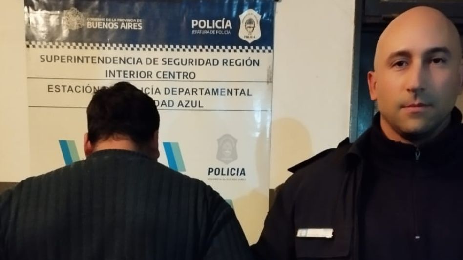 El pasado jueves se hizo efectiva la medida cautelar. El presunto abusador permanece en la Seccional Primera local. FOTO: EPDS AZUL/PBA