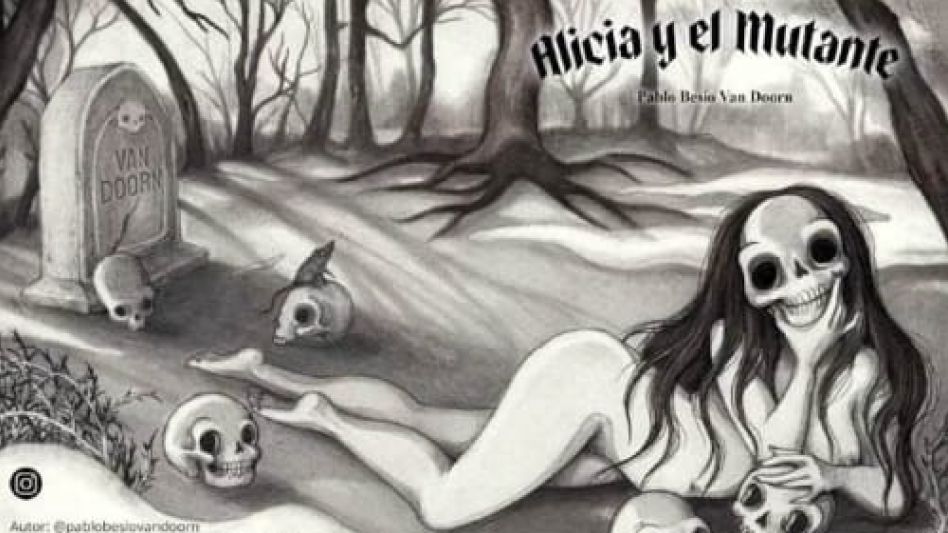 Pablo Besio Van Doorn lanzó su   primer fanzine "Alicia y el Mutante"  