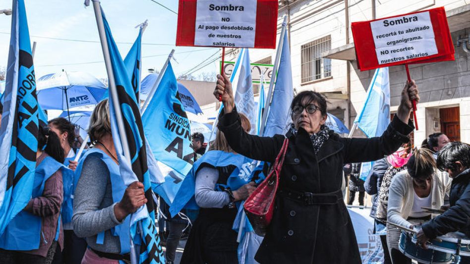 Hubo una audiencia por el conflicto entre el Ejecutivo   y los trabajadores del Municipio, pero no hubo acuerdo