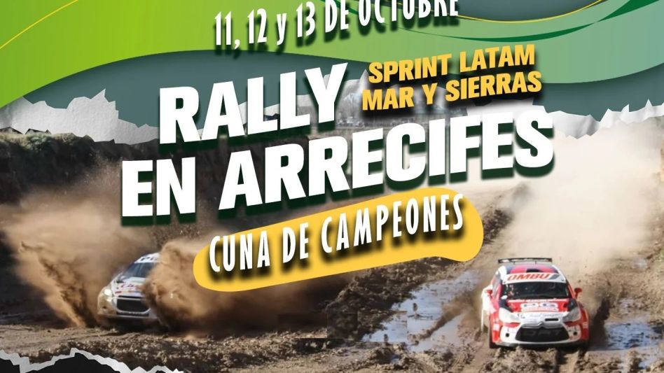 En octubre llega la fiesta del Rally Mar y Sierra a Arrecifes, la "Cuna de Campeones"