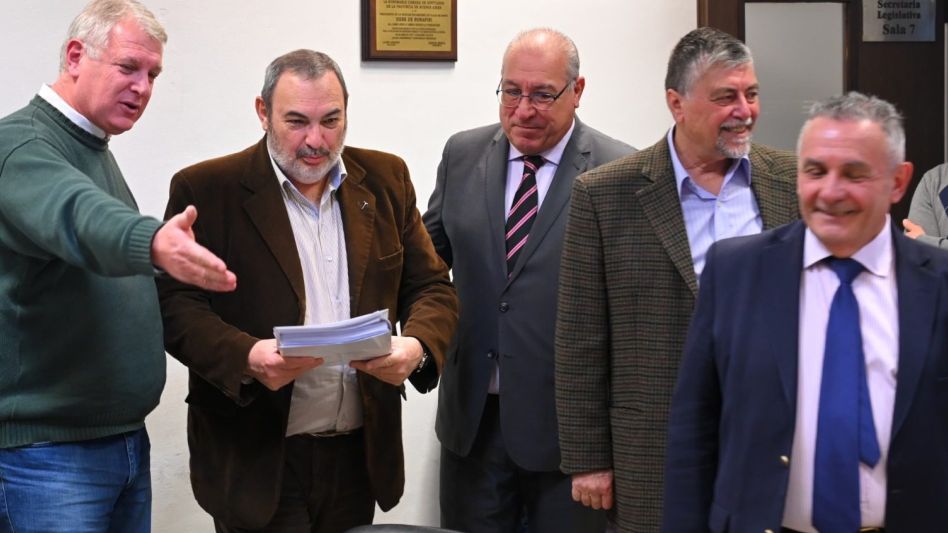 Martilleros arribaron a Diputados para impulsar la modificación de la Ley Profesional