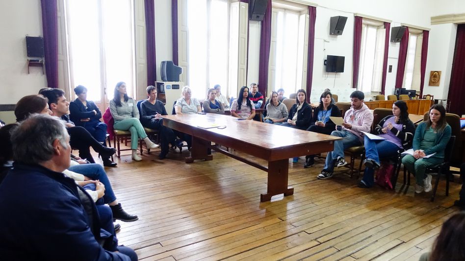 Reunión con referentes de STMA y trabajadores municipales