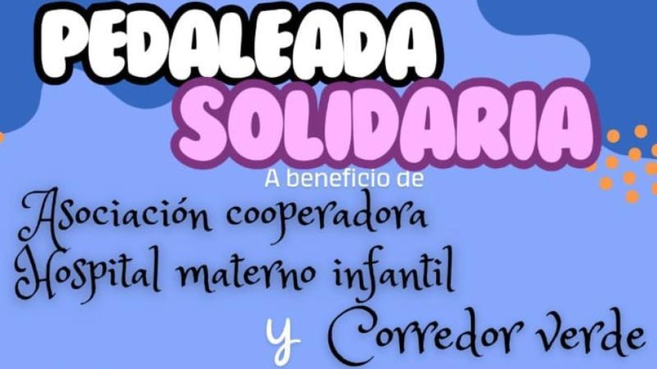 Pedaleada solidaria 