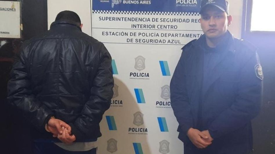 El 19 de julio del año pasado el investigado por estos hechos de violencia machista resultó detenido.  ARCHIVO/EPDS AZUL/PBA