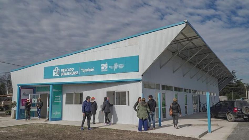 El nuevo Mercado Bonaerense Fijo ya funciona en Tapalqué. PRENSA MDA 