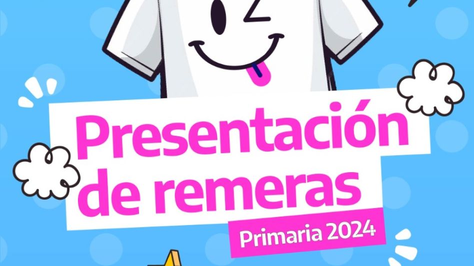 Promo 2024 de primaria: Presentación de remeras