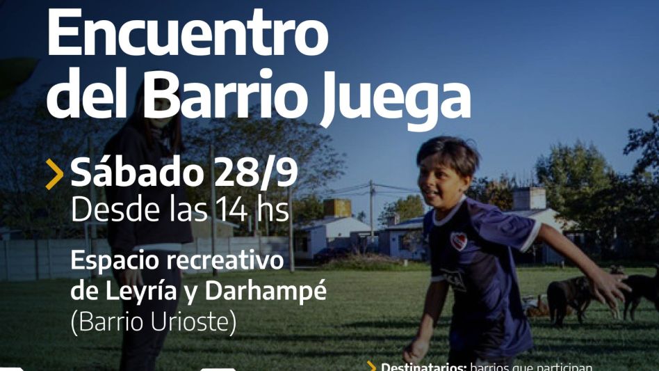 Se viene otra edición del programa "El Barrio Juega"
