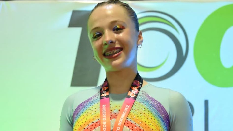 Inés González, campeona Nacional de Patín Artístico. Obtuvo una medalla de oro en la en la categoría Quinta C, de 13 años. 