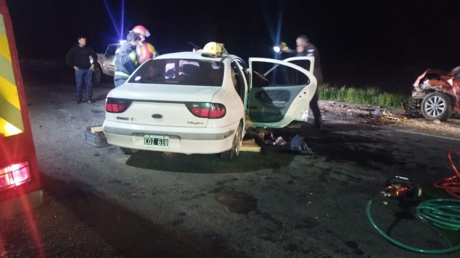 El conductor de un Renault Megáne falleció en la colisión. Vivía en Punta Alta. FOTO: PBA