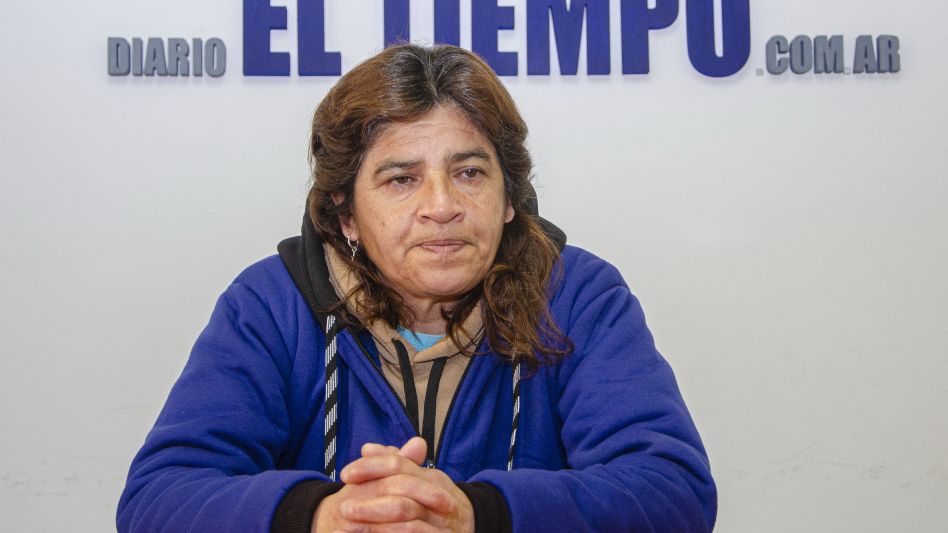 La recuperadora urbana del MTE, Graciela Díaz, durante la charla con diario EL TIEMPO. NACHO CORREA