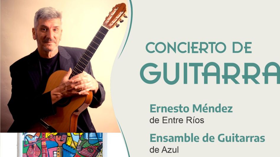Ernesto Méndez y demás artistas locales estará en Casa Ronco este domingo. 