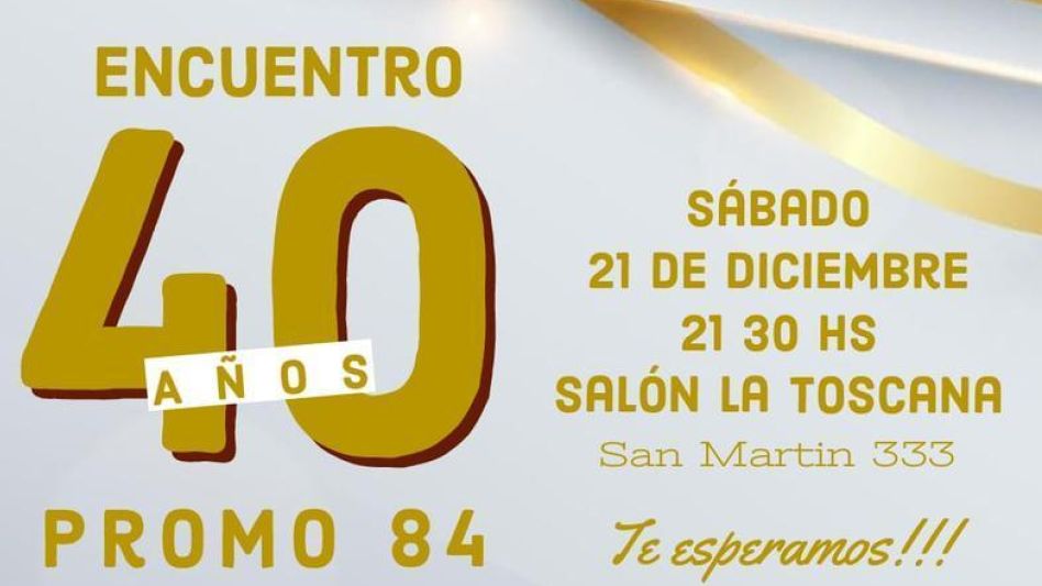Reencuentro de la Promo 84