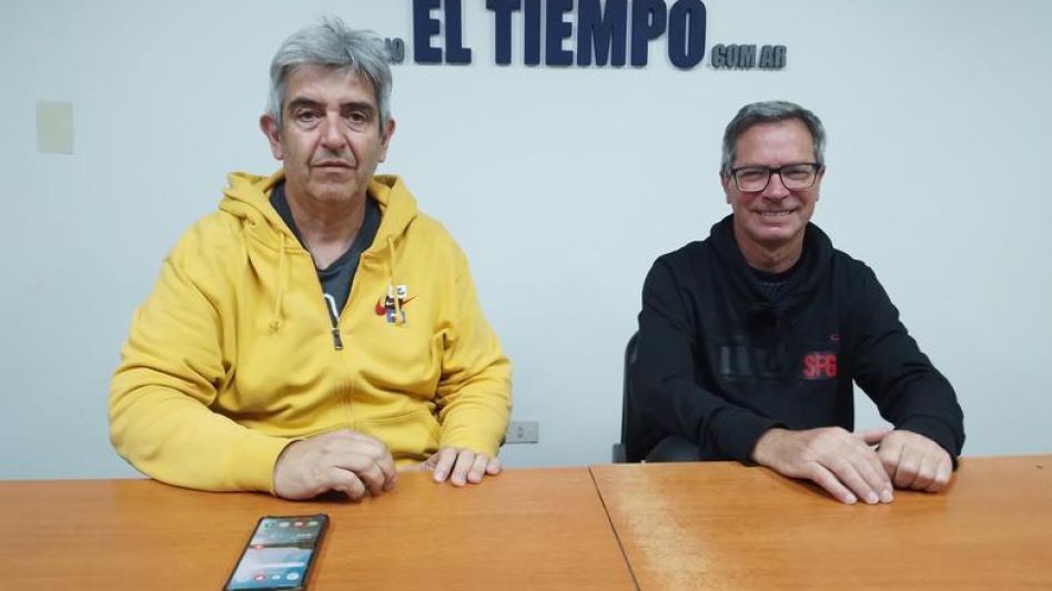 Carlos Pagano y Fabián Grosman, durante la entrevista con EL TIEMPO.