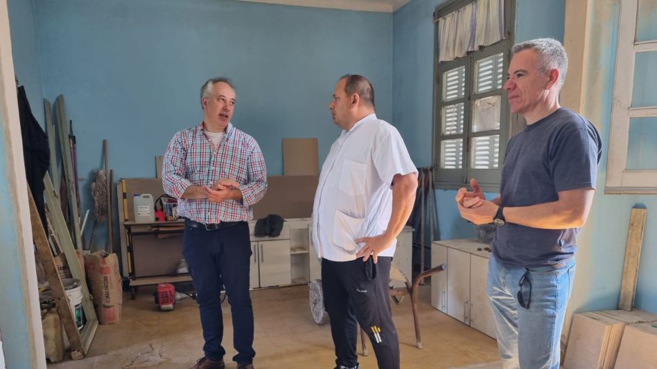 Avanza la obra de remodelación en la Escuela Primaria 16