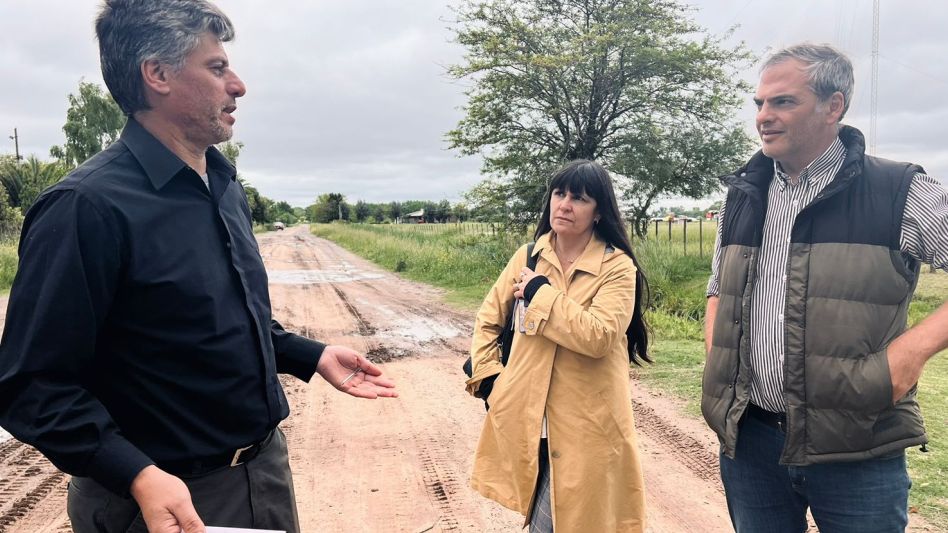 Obras Públicas: jornada de trabajo en Cacharí