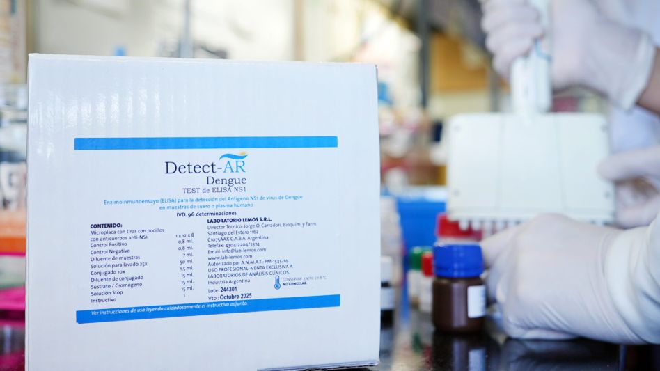 Cómo es el primer test nacional para diagnosticar el dengue aprobado por la Anmat
