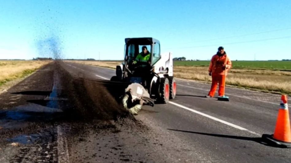 Ruta 3: suspenden obras de mejora por la falta de pago del Gobierno nacional
