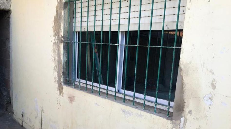  Una imagen previa a la obra que se realizó gracias a la Fundación Un abrazo para los amigos.   