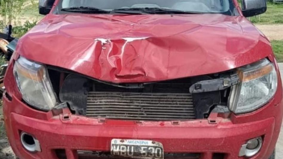 Mariano Ventos conducía una camioneta Ford Ranger cuando en noviembre de 2021 protagonizó en Tapalqué este siniestro vial.   