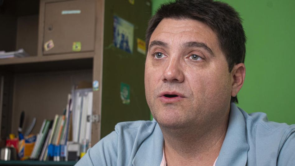 Eduardo Bercovich, titular de ATE Azul.    ARCHIVO/NACHO CORREA