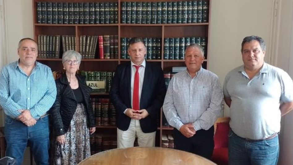 Visita de la AJB provincial a la Fiscalía General de Azul.
