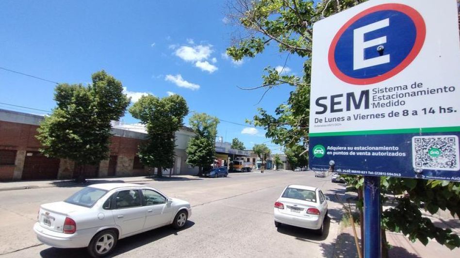 Las modificaciones aprobadas por el Concejo Deliberante con respecto al Sistema de Estacionamiento Medido comenzarán a regir a partir del 1 de enero del próximo año.  NACHO CORREA